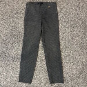 Ellen Tracy Gray Patterned Pants